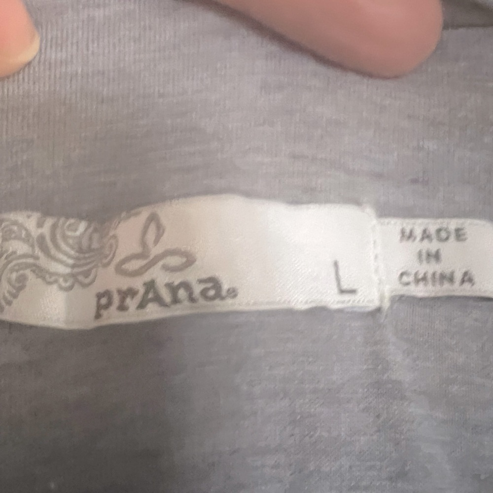 Prana gray Sherpa hoodie vest - Picture 5 of 6